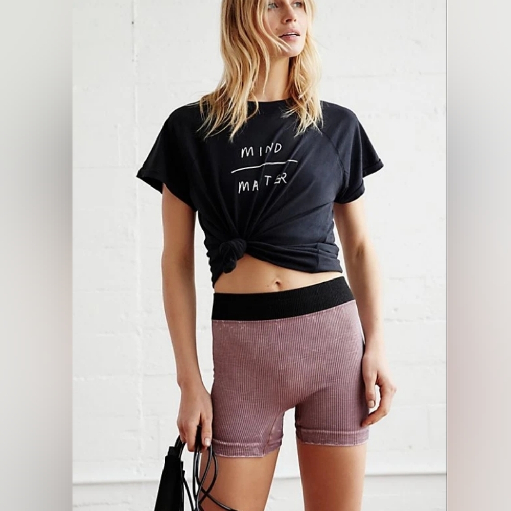 NWOT Free People FP Movement Happiness Runs Prajna Shorts In Washed Cocoa XS/S🌙